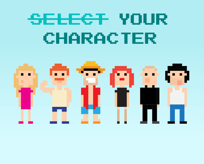 select your character